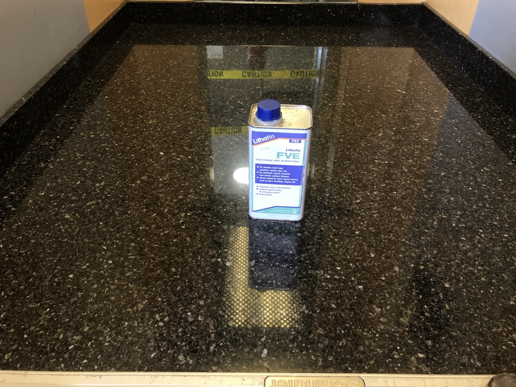 Stone sealer application