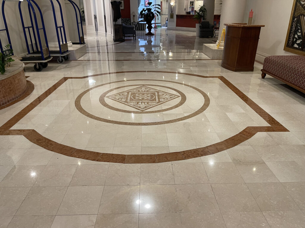 Phoenician Resort Marble Floor After